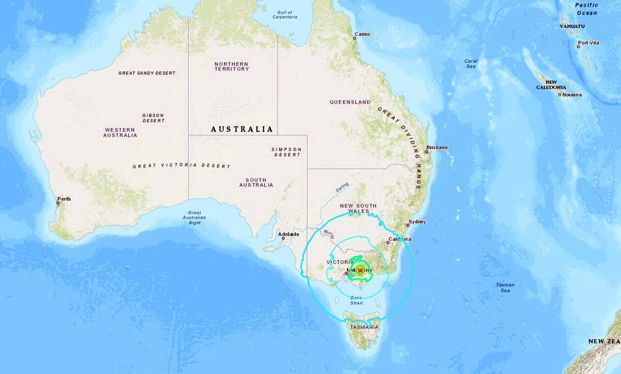 Σεισμός στην Αυστραλία - 5,8 Ρίχτερ κοντά στη Μελβούρνη - Newsbomb - Ειδησεις - News