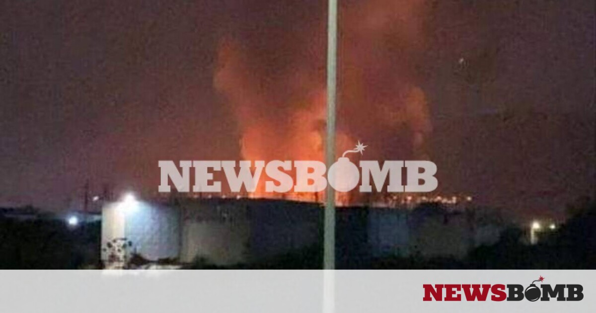 Φωτιά στον Ασπρόπυργο: «Μάχη» με τις φλόγες σε εργοστάσιο ξυλείας – Αποπνικτική η ατμόσφαιρα – Newsbomb – Ειδησεις