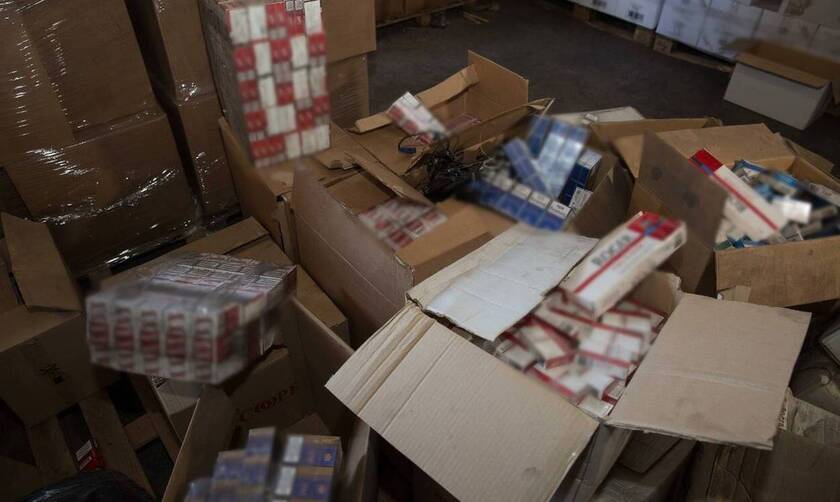 Εντοπίστηκε φορτηγό με 165.000 πακέτα λαθραία τσιγάρα, στον Ασπρόπυργο