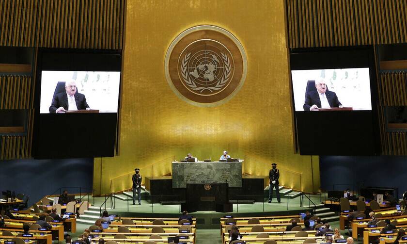 ΟΗΕ - Μαχμούντ Αμπάς: Το Ισραήλ έχει ένα χρόνο για να αποσυρθεί από τα παλαιστινιακά εδάφη