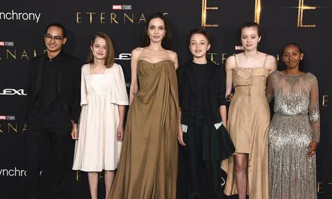 Αντζελίνα Τζολί: Με τα παιδιά της στην πρεμιέρα της νέας της ταινίας –Μαγνήτισε τα βλέμματα η Shiloh