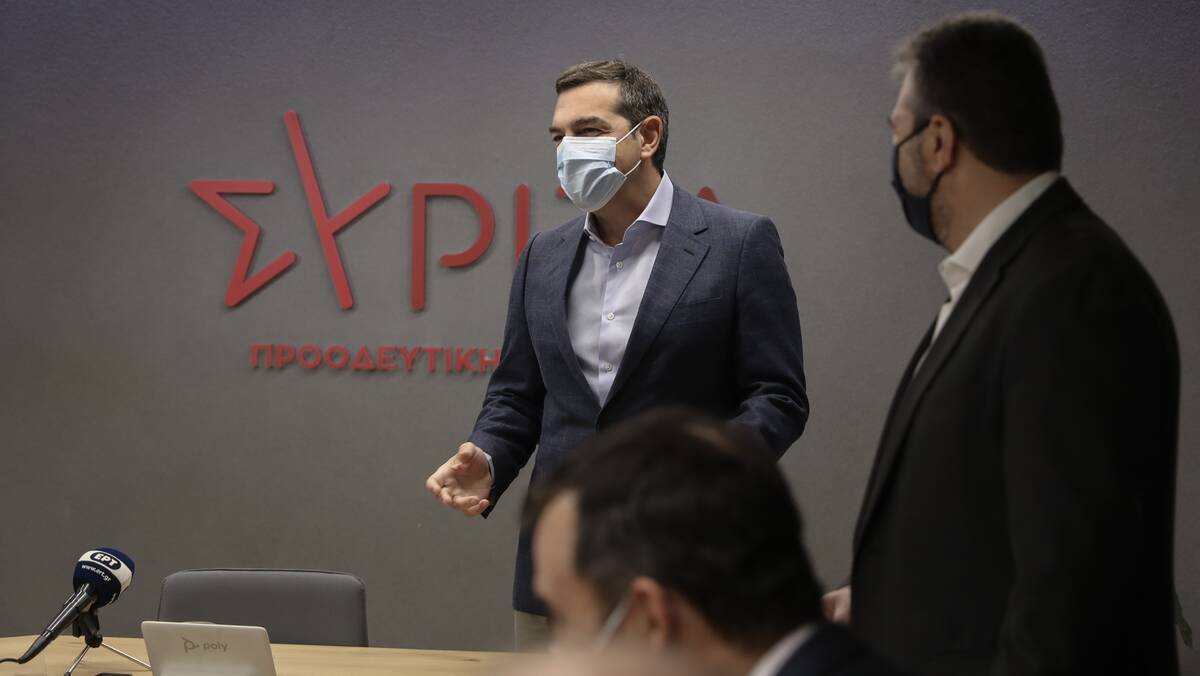 Με μέλη της συνομοσπονδίας επαγγελματιών των λαϊκών αγορών συναντήθηκε ο αρχηγός του ΣΥΡΙΖΑ