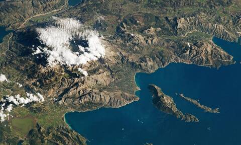 NASA: Εκπληκτική φωτογραφία της Δυτικής Ελλάδας από τον Διεθνή Διαστημικό Σταθμό (pic)
