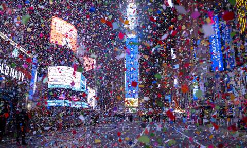 Νέα Υόρκη: Παραμονή Πρωτοχρονιάς στην «Times Square» μόνο για όσους έχουν εμβολιαστεί