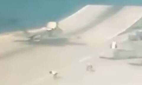 Βίντεο-ντοκουμέντο: Η στιγμή του ατυχήματος του F-35 των $100 εκατ. σε βρετανικό αεροπλανοφόρο
