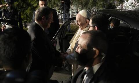 Ιστορική επίσκεψη Πάπα Φραγκίσκου στην Κύπρο: Επίσημη τελετή υποδοχής στο Προεδρικό Μέγαρο