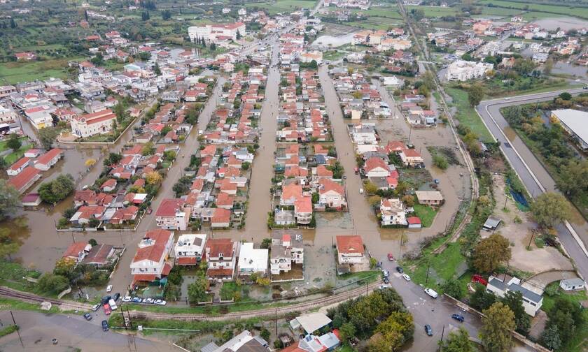 Τεράστιες καταστροφές προκάλεσε στο Μεσολόγγι η έντονη βροχόπτωση 