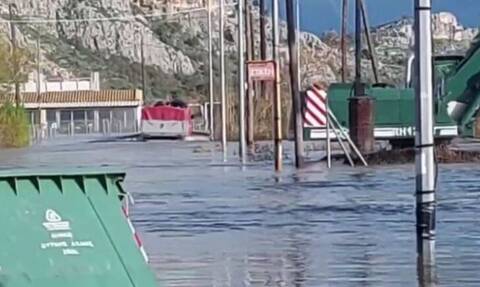Αχαΐα: Πλημύρες στην Καλόγρια – Επιχειρήσεις απεγκλωβισμού από την ΕΜΑΚ