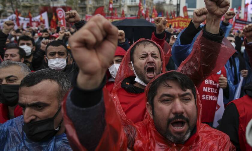 Τουρκία οικονομία διαδηλωτές 