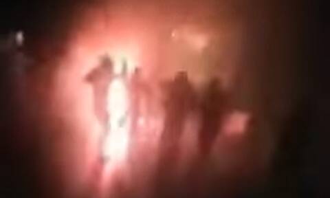 Βίντεο-ντοκουμέντο: Η καταδρομική επίθεση χούλιγκαν στο Καματερό - Ένας τραυματίας στο νοσοκομείο