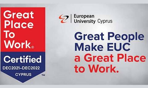 Το Ευρωπαϊκό Πανεπιστήμιο Κύπρου είναι «A Great Place to Work®»