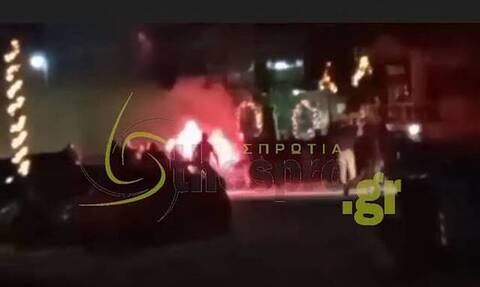 Θεσπρωτία: Κουκουλοφόροι τα «έσπασαν» σε κλαμπ που εμφανιζόταν γνωστός τράπερ (video)