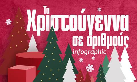 Xριστούγεννα: Η αγαπημένη μας γιορτή σε αριθμούς, στο Ιnfographic του Newsbomb.gr
