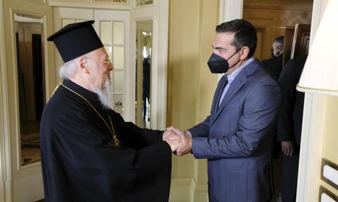 Τηλεφωνική επικοινωνία Τσίπρα με Οικουμενικό Πατριάρχη: Του ευχήθηκε ταχεία ανάρρωση