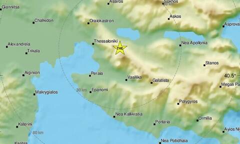 Σεισμός στη Θεσσαλονίκη - Στην περιοχή του Χορτιάτη το επίκεντρο (pics)