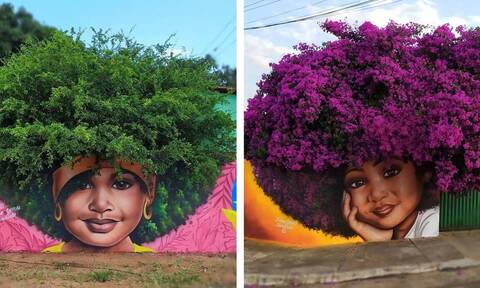 Γλυκειά ανάμνηση από ένα δύσκολο 2021, οι τοιχογραφίες του Fábio Gomes Trindade