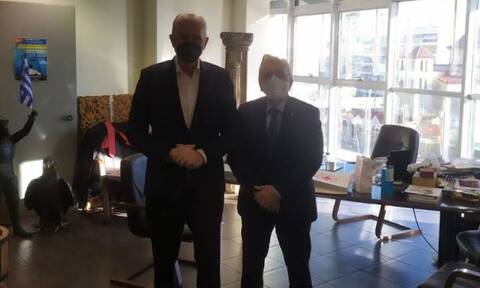 Συνάντηση του Προέδρου του Ε.Ε.Σ. με τον Δήμαρχο Περιστερίου, κ. Ανδρέα Παχατουρίδη
