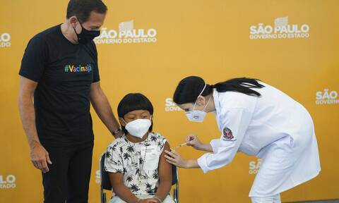 Βραζιλία - Κορονοϊός: Ξεκίνησε ο εμβολιασμός των παιδιών από το Σάο Πάολο