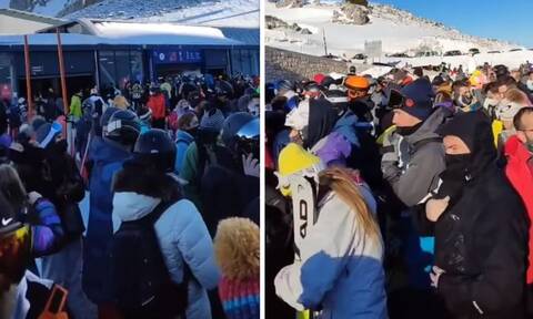 Εστία διασποράς το σαλέ στο χιονοδρομικό του Παρνασσού – Κανένα μέτρο ασφαλείας
