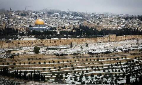 Κακοκαιρία «Ελπίδα»: Ψυχρή «εισβολή» και στο Ισραήλ - Πολικές θερμοκρασίες και χιόνια