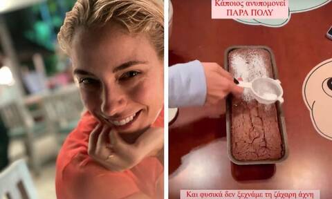 Δούκισσα Νομικού: Έφτιαξε ξανά κέικ σοκολάτας με τα παιδιά κι αυτή είναι η συνταγή