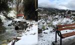 Κύπρος: Σπάνιες και πανέμορφες εικόνες από το χιονισμένο ποτάμι στη Μανδριά (pics+vid)