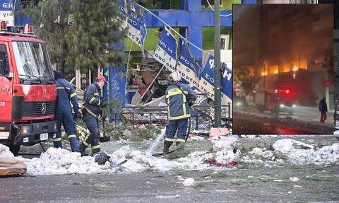 В Афинах в здании на проспекте Сингру прогремел мощный взрыв