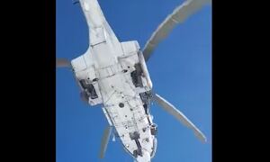 Άρτα: Βίντεο από τη διάσωση πυροσβέστη με ελικόπτερο - Αίσιο τέλος στην περιπέτειά του
