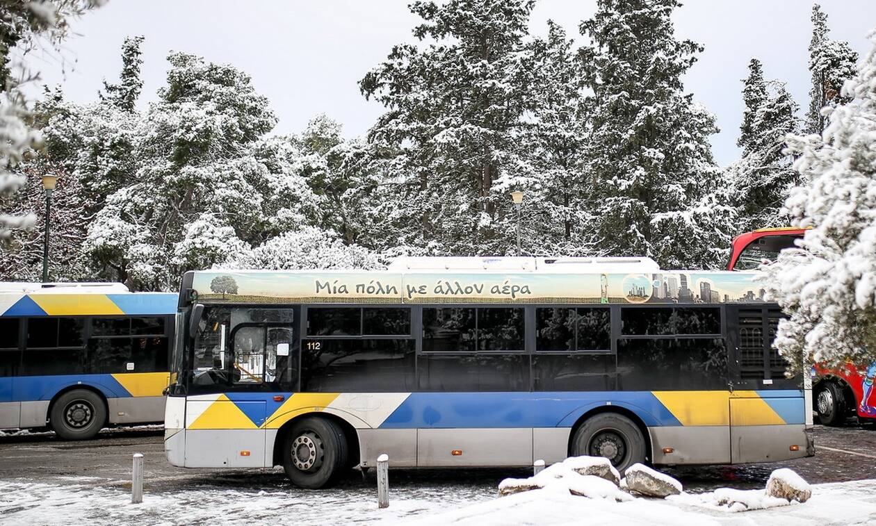 ΟΑΣΑ: Ποιες λεωφορειακές γραμμές θα ξεκινήσουν τα δρομολόγια μετά τις 06:00 λόγω παγετού