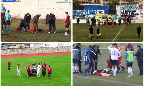 Γ’ Εθνική: Τα περιστατικά τραυματισμών που «πάγωσαν» τα γήπεδα