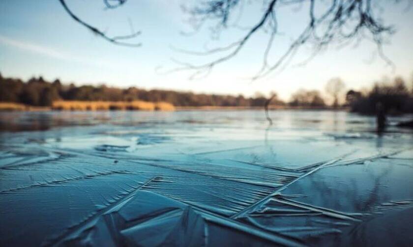 ΗΠΑ: Επέπλεε 2 μέρες σε παγωμένη λίμνη πάνω σε πλαστικό στρώμα