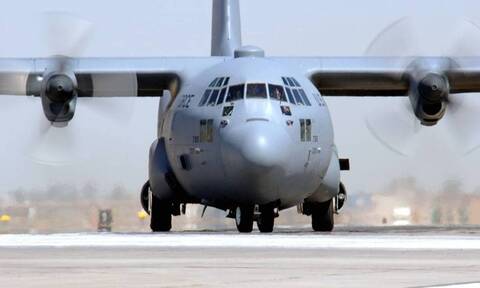 Απογειώθηκε το πρώτο C-130 από την Ελευσίνα με αμυντικό υλικό για την Ουκρανία