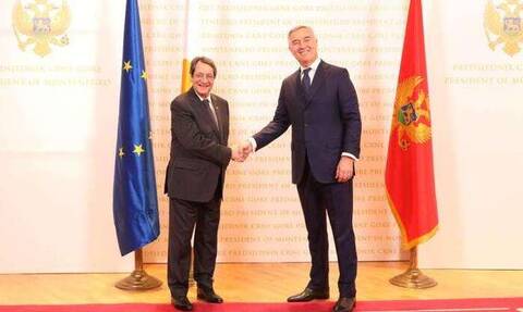 Αναστασιάδης: Ενίσχυση συνεργασίας με Μαυροβούνιο