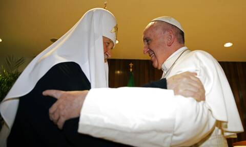 Στα σκαριά συνάντηση του Πάπα Φραγκίσκου με τον Πατριάρχη Κύριλλο στην Ιερουσαλήμ