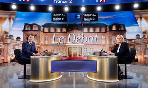 Εκλογές στη Γαλλία: Πιο πειστικός αλλά και πιο αλαζόνας ο Μακρόν – Η πρώτη δημοσκόπηση για το debate