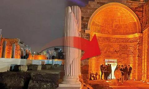 Τουρκία: Πολιτισμός… αγνοείται! Χρησιμοποίησαν ναό της Αθηνάς ως πύλη για νυχτερινό μπαρ