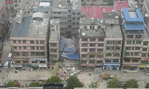 Κατάρρευση κτηρίου στην Κίνα: Τους 53 έφτασαν οι νεκροί της τραγωδίας