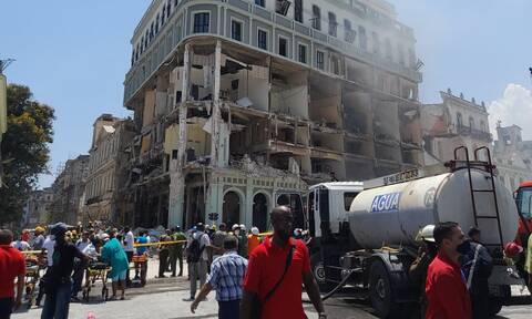 Αβάνα: Τουλάχιστον οκτώ νεκροί και 30 τραυματίες μετά την ισχυρή έκρηξη σε κεντρικό ξενοδοχείο