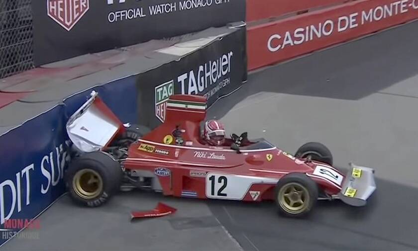 O Leclerc τράκαρε την σπάνια Ferrari του Lauda!