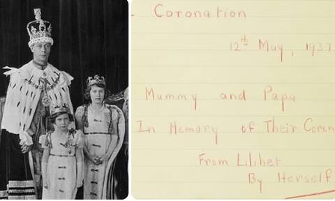 Βασίλισσα Ελισάβετ: Το ιδιόχειρο σημείωμα του 1937 – Πώς περιέγραφε μικρή τη στέψη του πατέρα της