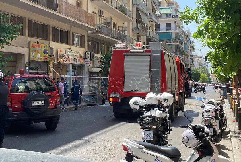 Έκρηξη σε κρεοπωλείο-μίνι μάρκετ στο κέντρο της Αθήνας - Ένας τραυματίας