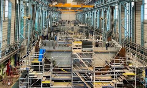 Πολεμικό Ναυτικό: Ξεκίνησε η κατασκευή της πρώτης ελληνικής Belh@rra – Εικόνες από το ναυπηγείο