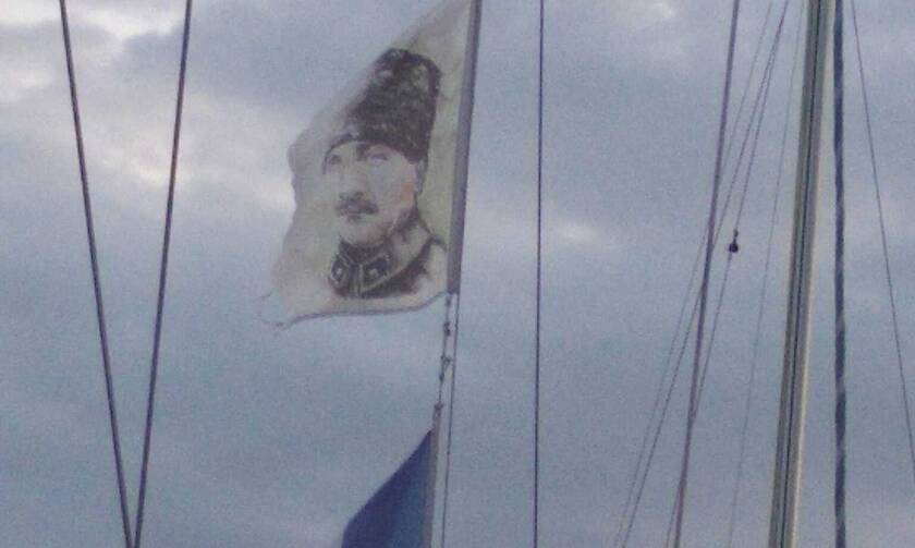 Μυτιλήνη: Επεισόδιο με σκάφος που ύψωσε σημαία του Κεμάλ στον ιστό του