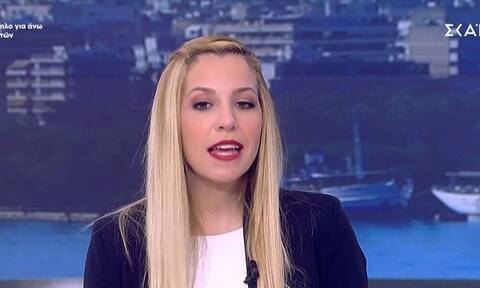 Μαρία Αναστασοπούλου: Διάβασε στον αέρα της εκπομπής το μήνυμα που της έστειλε ο Άκης Πετρετζίκης