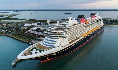 Χανιά: Στο λιμάνι της Σούδας κρουαζιέροπλοιο της Disney Cruise Line