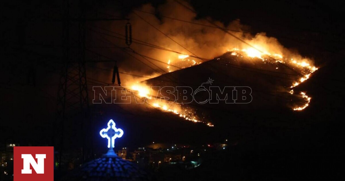 Φωτιά στο Σχιστό: Νύχτα αγωνίας! Ορατή η φωτιά από πολλές περιοχές – Ενισχύονται οι δυνάμεις – Newsbomb – Ειδησεις