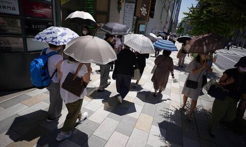 Ιαπωνία: Για έβδομη συνεχή ημέρα η χώρα είναι αντιμέτωπη με ασυνήθιστο καύσωνα