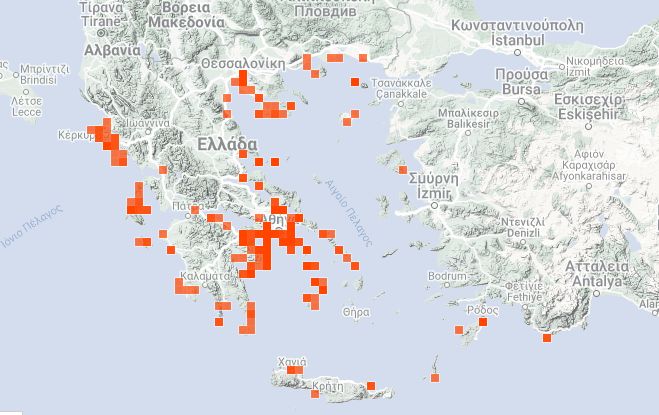 Μωβ μέδουσες: Ο χάρτης με τις «κόκκινες» παραλίες της Ελλάδας 4