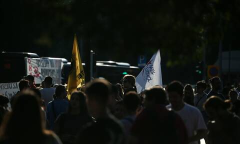 Θεσσαλονίκη: Συγκέντρωση διαμαρτυρίας φοιτητών κατά του νομοσχεδίου του υπουργείου Παιδείας