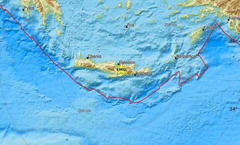 Σεισμός κοντά στο Αρκαλοχώρι Κρήτης - Αισθητός σε αρκετές περιοχές (pics)